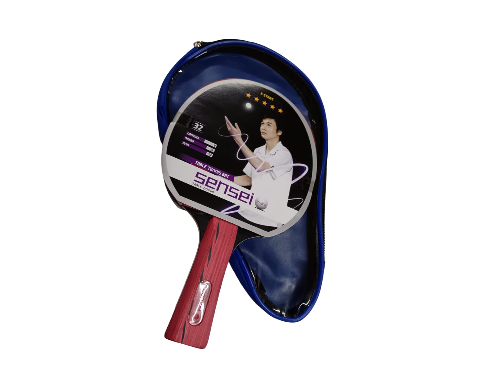 PALETA DE PING PONG SENSEI 5 ESTRELLAS