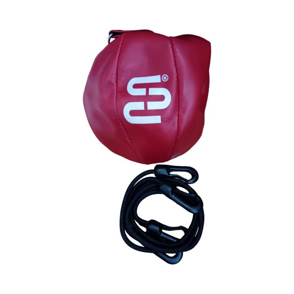 PERA DE BOXEO MUUK CON ELASTICO ROJO - Imagen 2