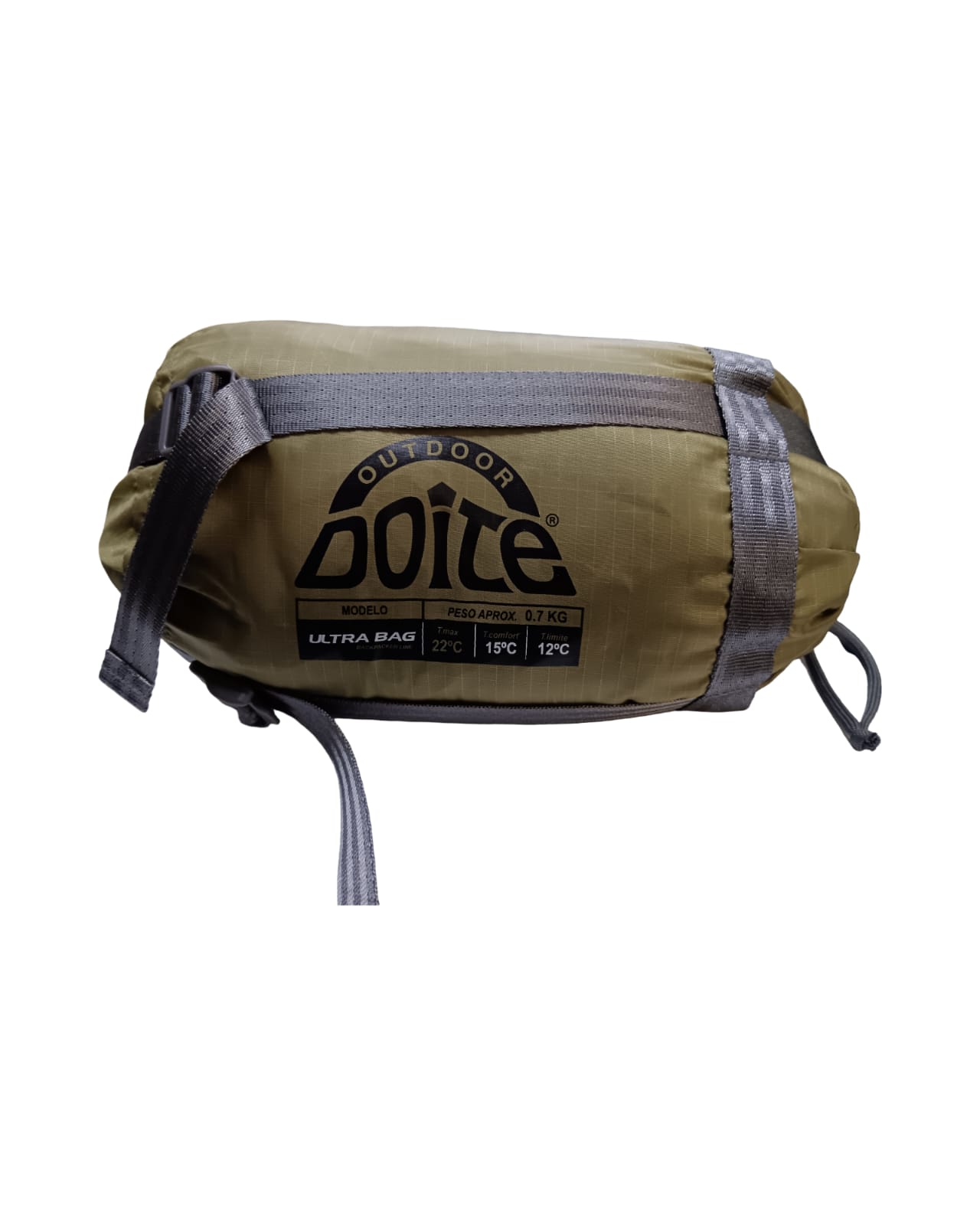 SACO DE DORMIR DOITE RECTANGULAR COMPACTO ULTRA BAG KAKI